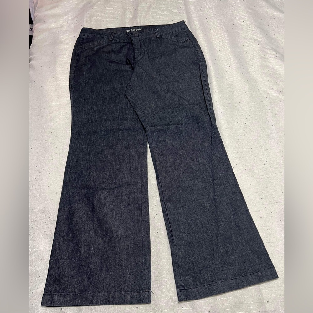 Dockers Womans  Pants Jeans Denim Mid Rise